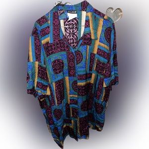 Vintage Caliche Collection plus size button down